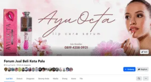 Tangkapan layar grup Facebook Forum Jual Beli Kota Palu