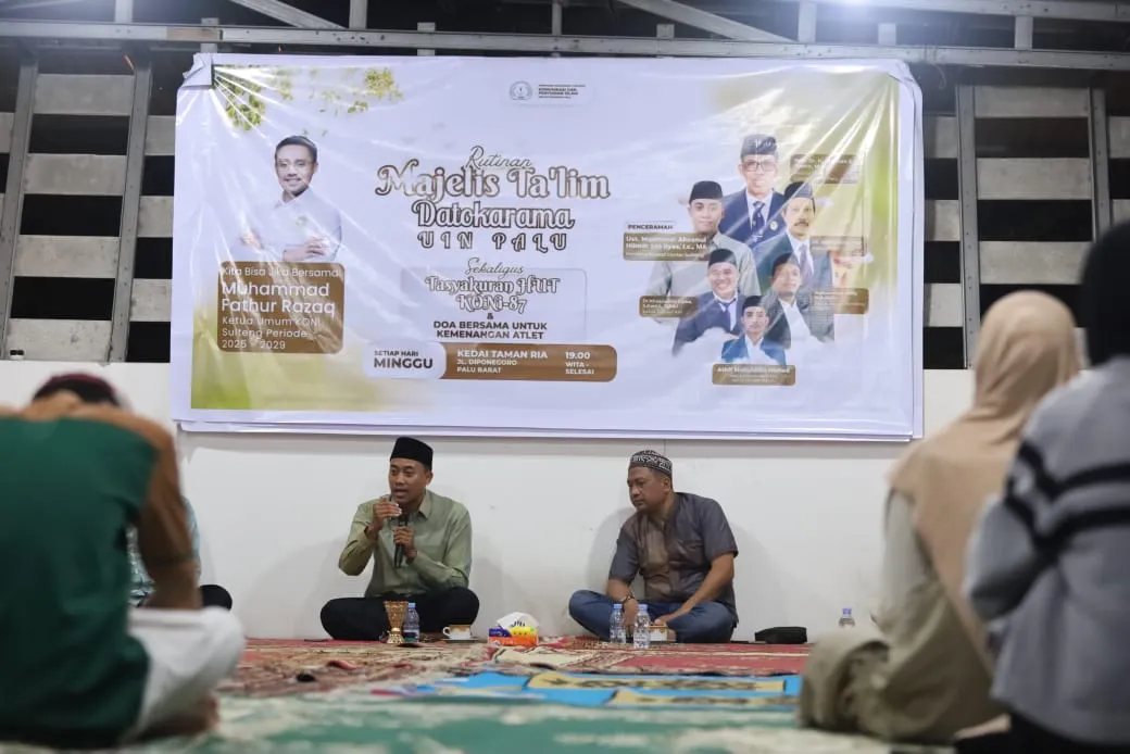 Majelis Taklim Datokarama Palu Rayakan HUT KONI ke-87 dengan Tasyakuran dan Doa Bersama