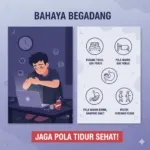 Jaga pola tidur sehat. Jangan Begadang jika tidak perlu