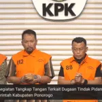 Tangkapan layar konfrensi pers OTT Bupati Ponorogo dan 3 pejabat lainnya terkait Dugaan Tipikor RSUD. Dr. Harjono dan Jual beli Jabatan