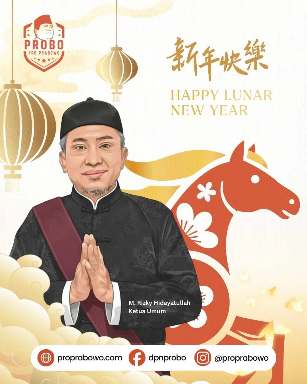 Ketua Umum DPP PROBO, M. Rizky Hidayatullah